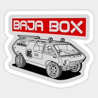 Brubaker Box the First Minivan Sticker